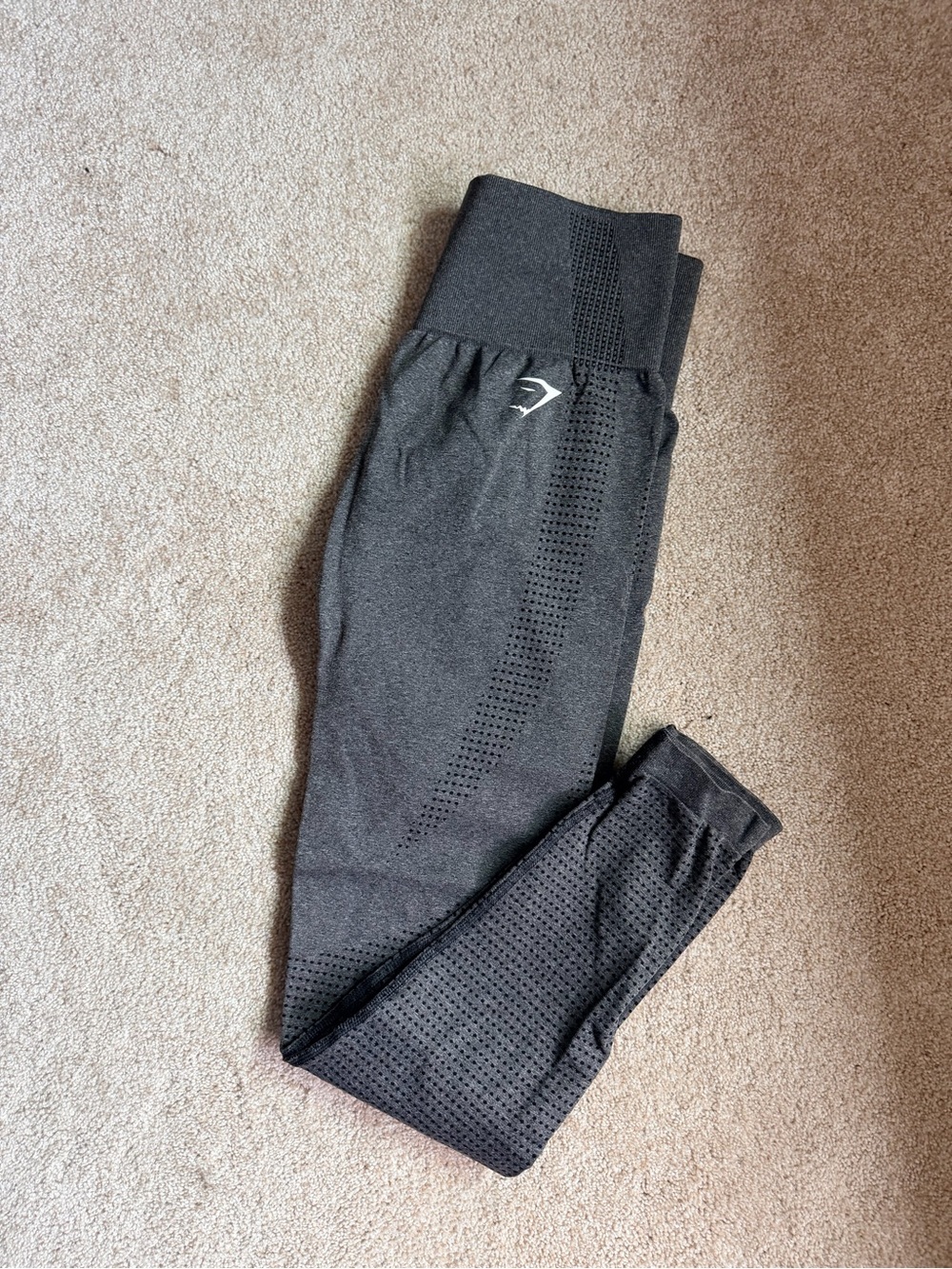 Gymshark Dark Charcoal Seamless Performance Leggings